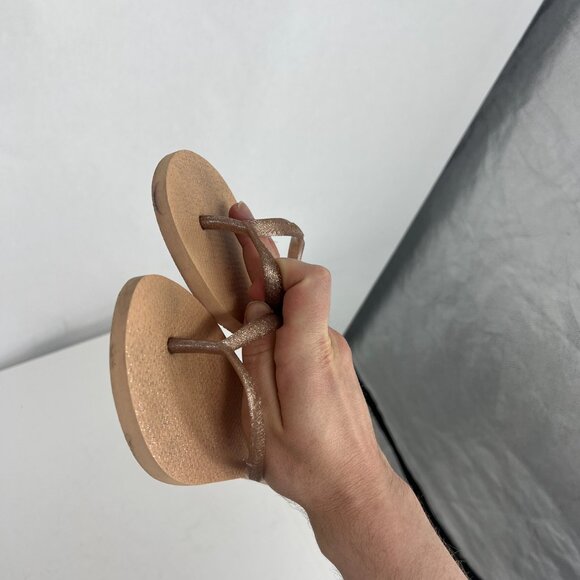 Havaianas Size 7-8 Flip Flops Peach - Picture 9 of 10
